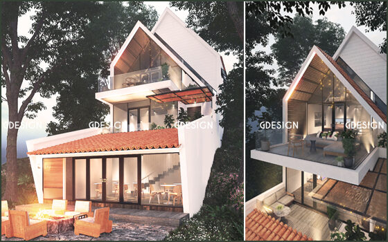 Thiết kế thi công trọn gói villa Bảo Lộc anh Long